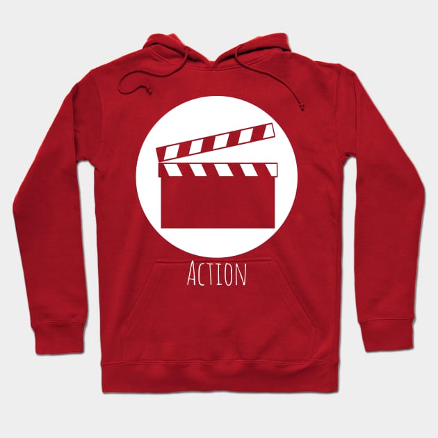 Clap Board - Action Hoodie by Thedustyphoenix